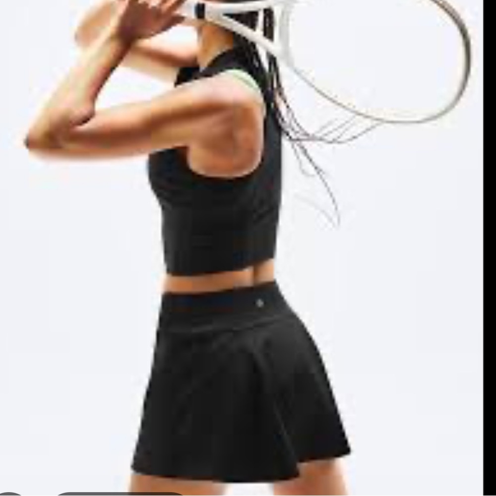 Athleta Black tennis Mini Skirt